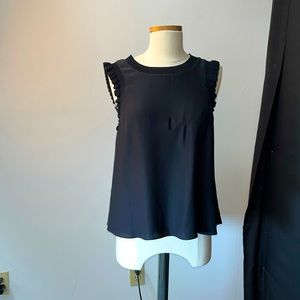 CINQ A SEPT (5 A 7) SILK TOP.